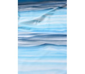 Jersey - Wavy Stripes blau